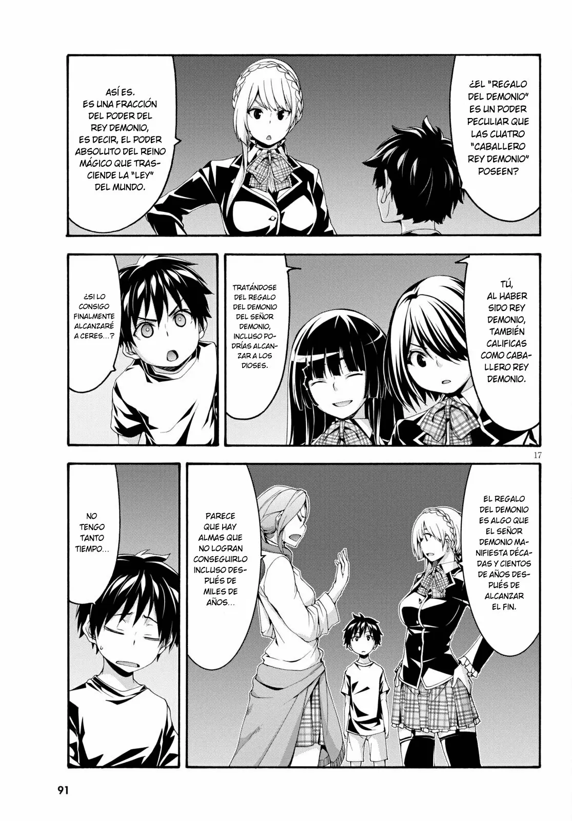 Trinity Seven capítulo 128, página 17