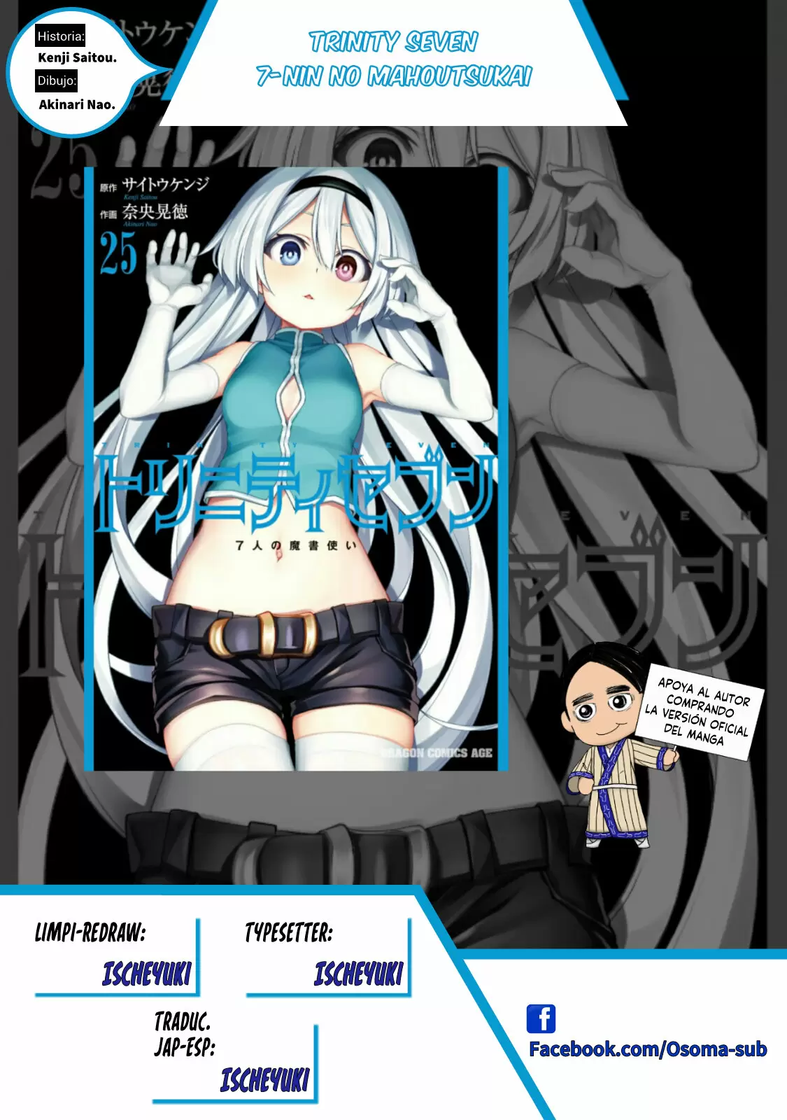 Trinity Seven capítulo 128, página 28