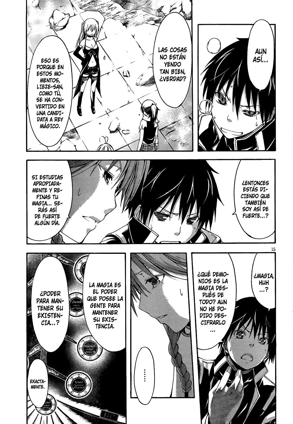 Trinity Seven capítulo 13, página 18