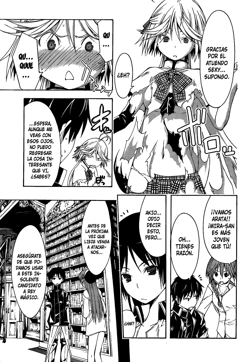 Trinity Seven capítulo 13, página 33