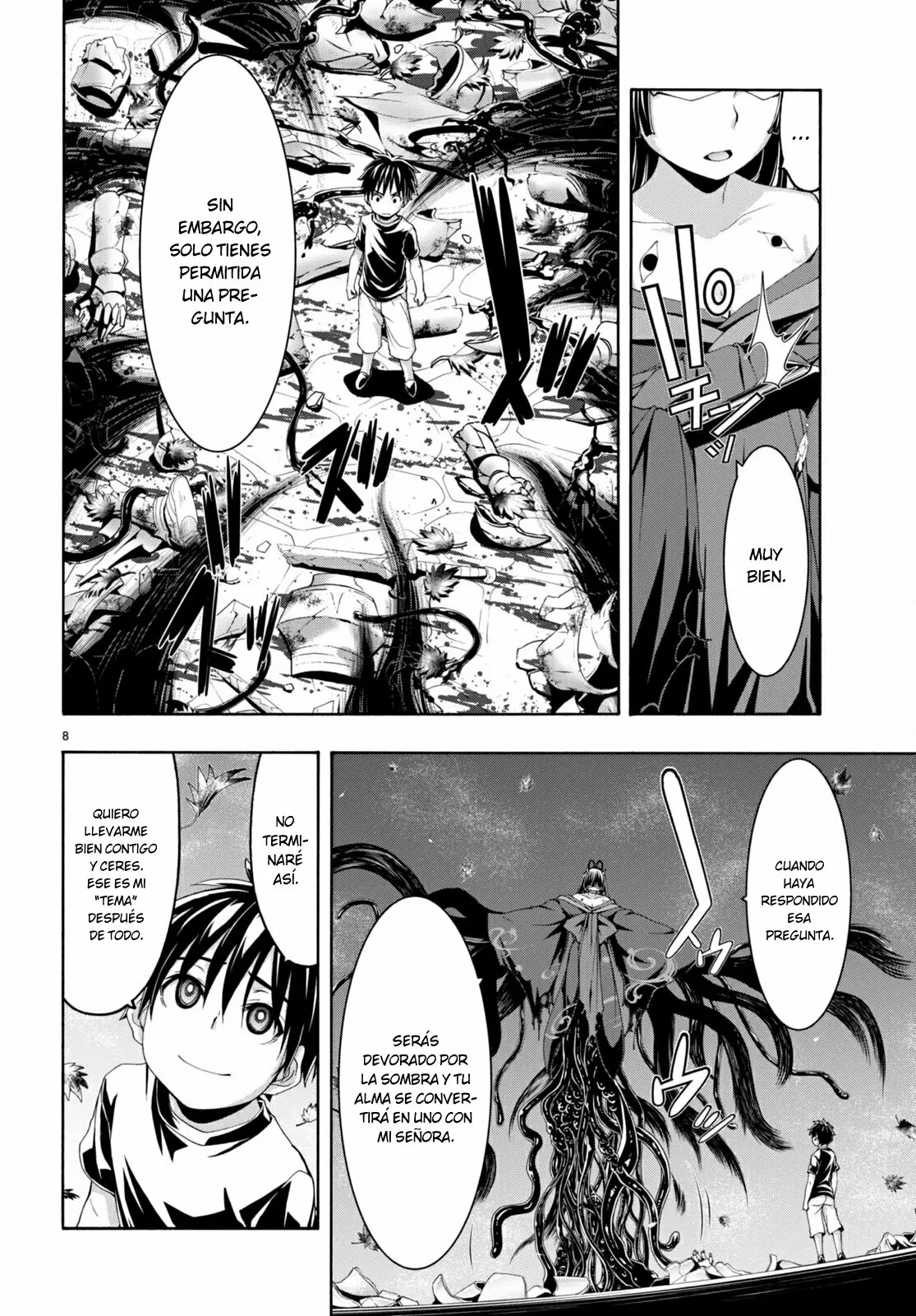 Trinity Seven capítulo 130, página 8