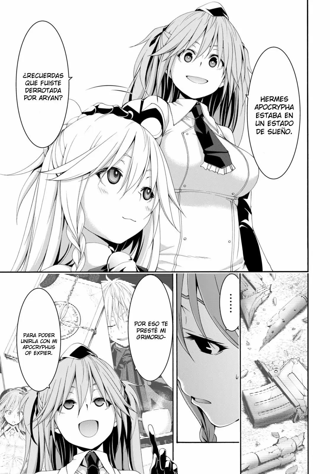 Trinity Seven capítulo 132, página 13