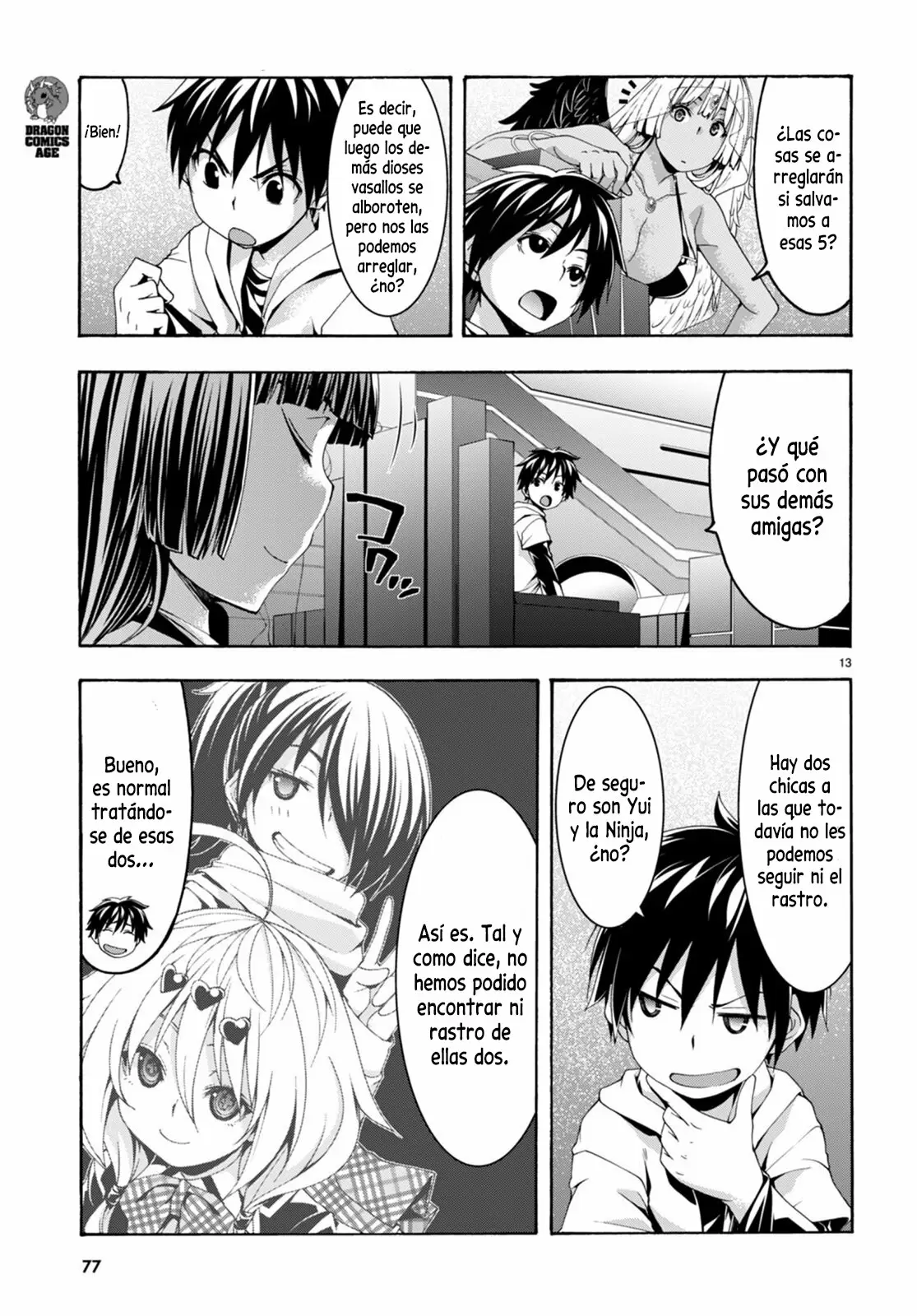 Trinity Seven capítulo 133, página 14