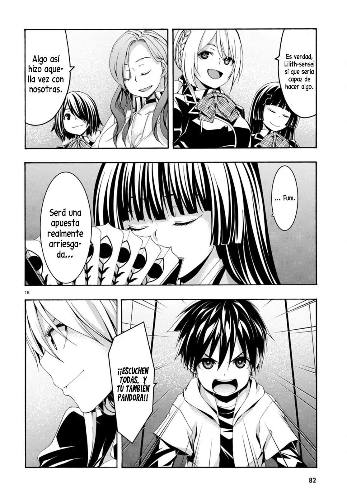 Trinity Seven capítulo 133, página 19
