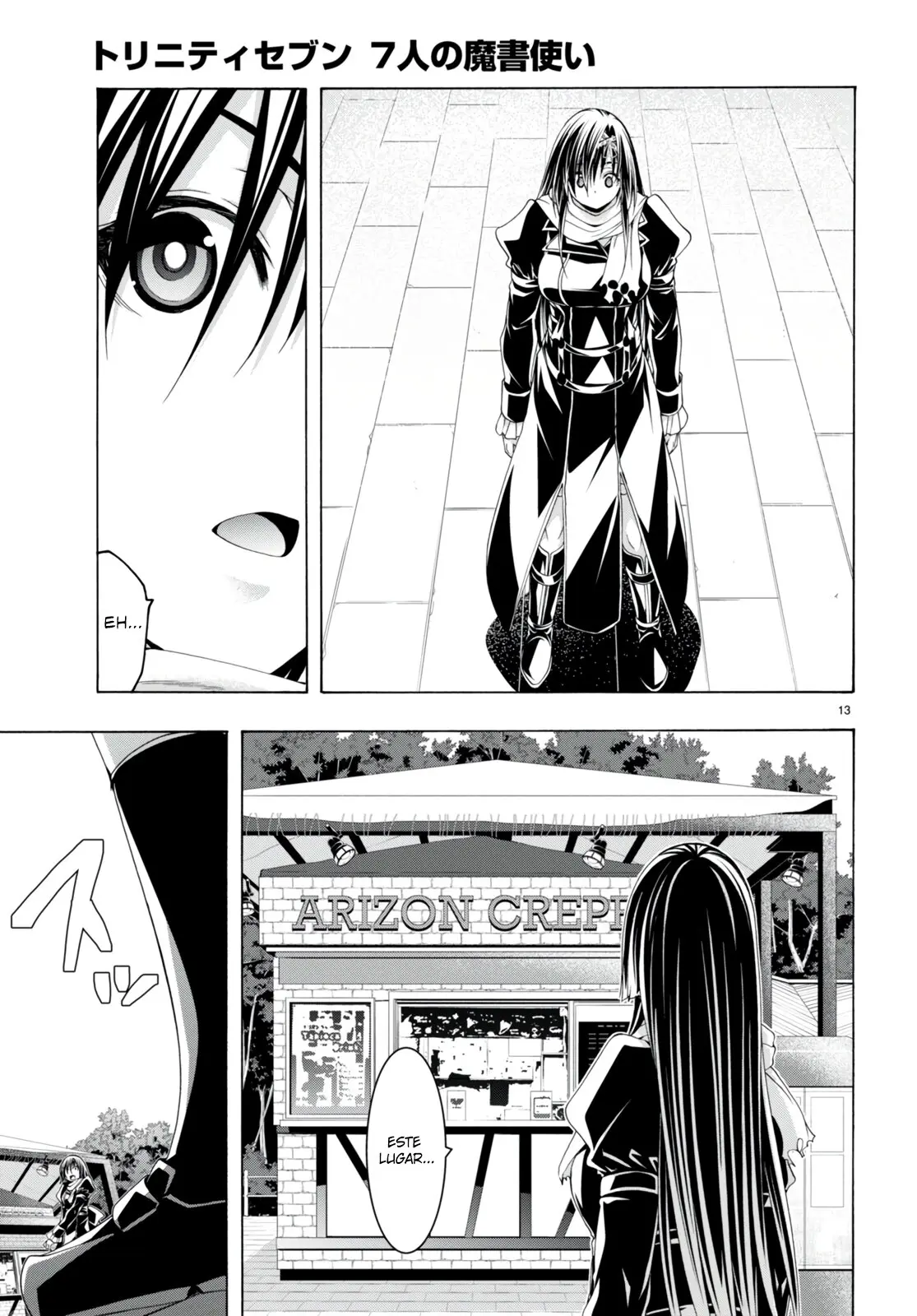 Trinity Seven capítulo 138, página 13