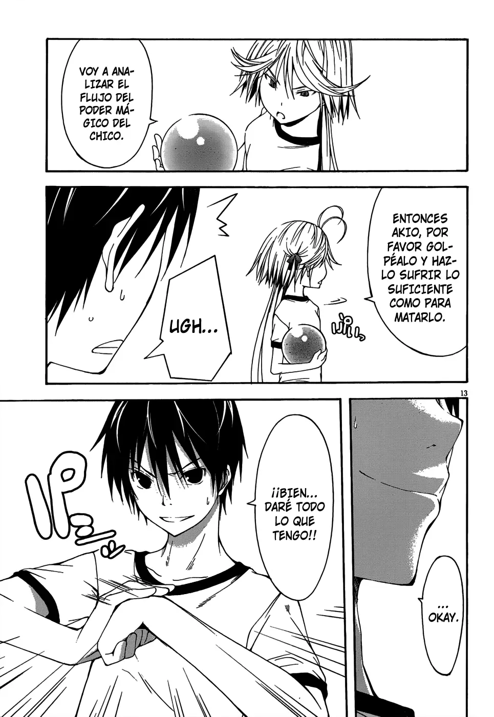 Trinity Seven capítulo 14, página 13