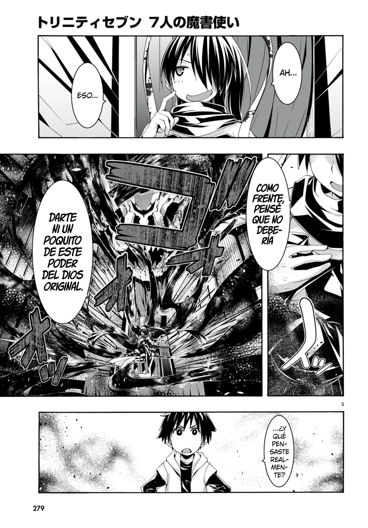 Trinity Seven capítulo 141, página 6