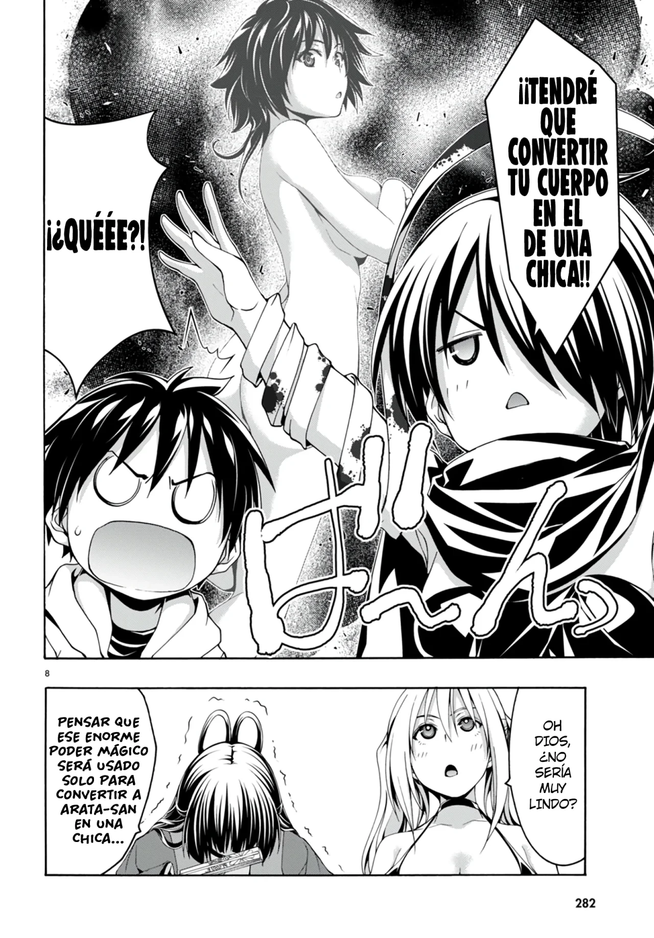 Trinity Seven capítulo 141, página 9