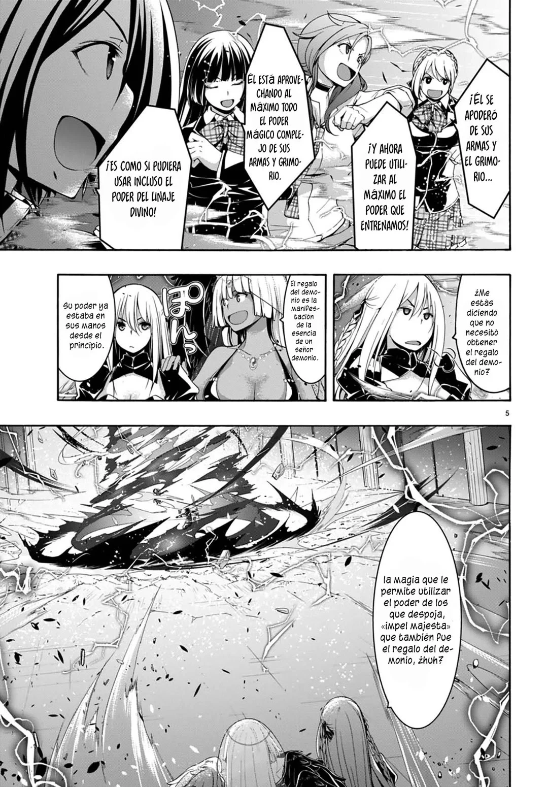 Trinity Seven capítulo 143, página 9