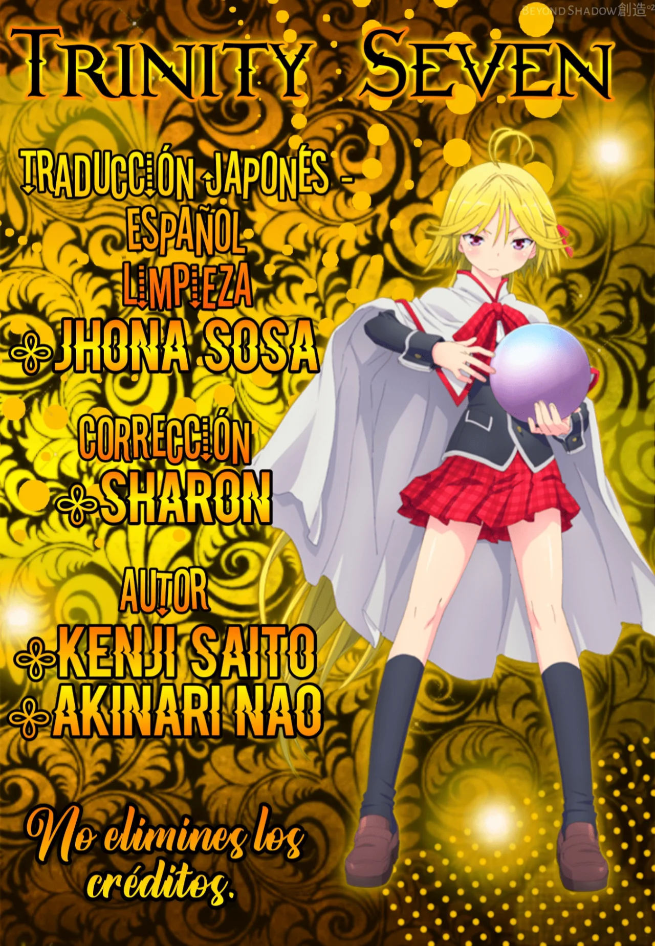Trinity Seven capítulo 144, página 2