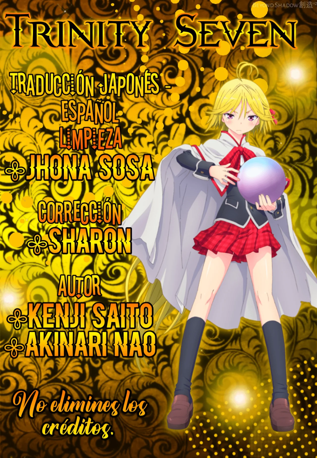 Trinity Seven capítulo 145, página 2