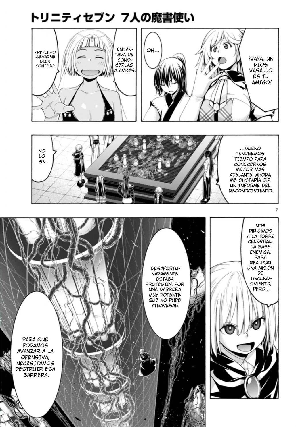 Trinity Seven capítulo 149, página 9
