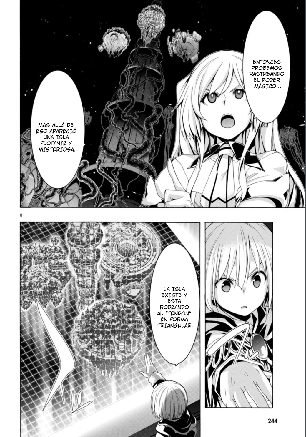 Trinity Seven capítulo 149, página 10