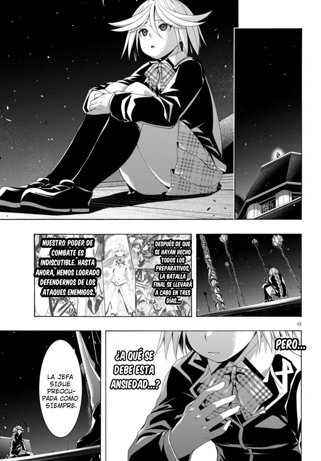Trinity Seven capítulo 149, página 15