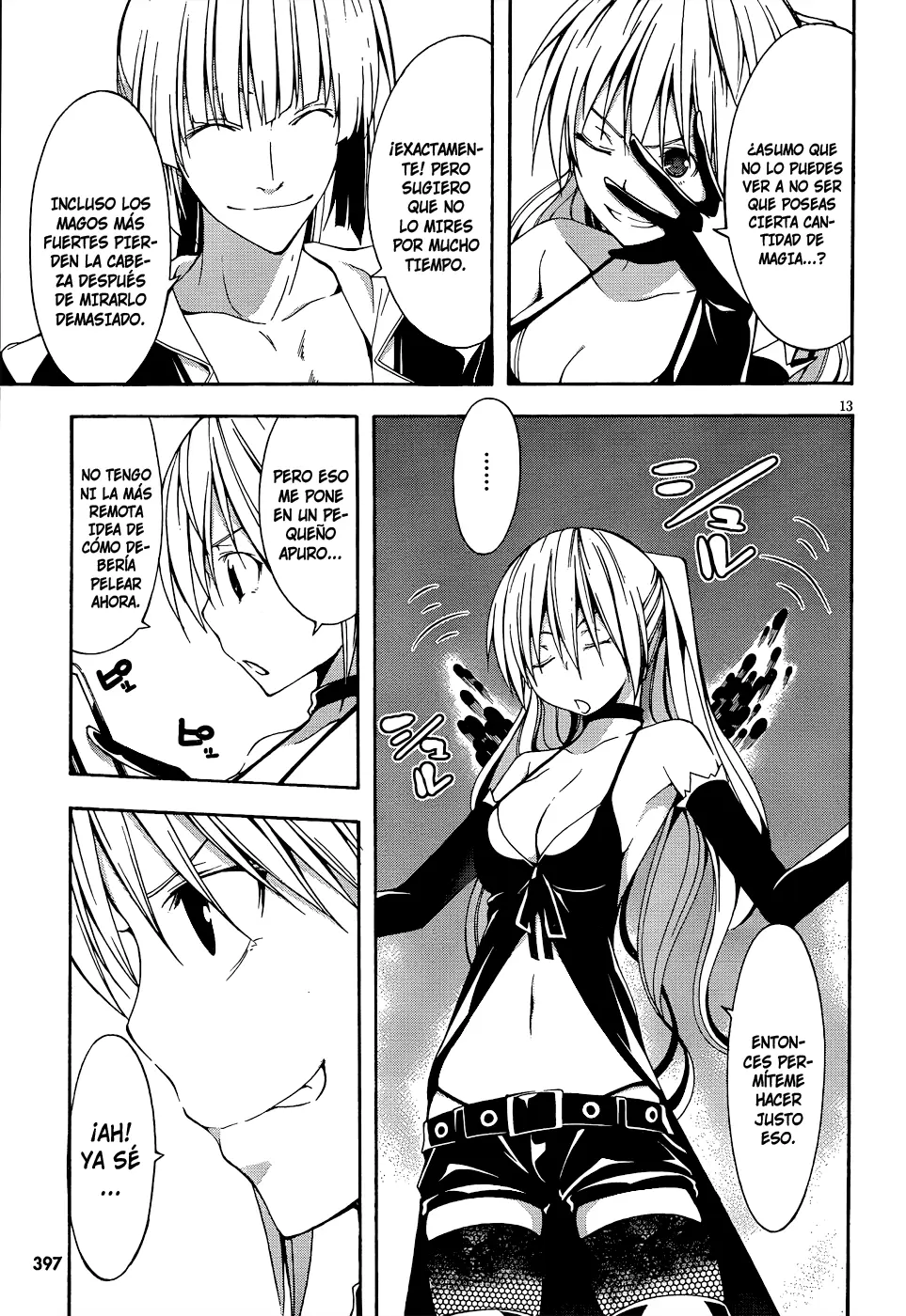 Trinity Seven capítulo 15, página 13