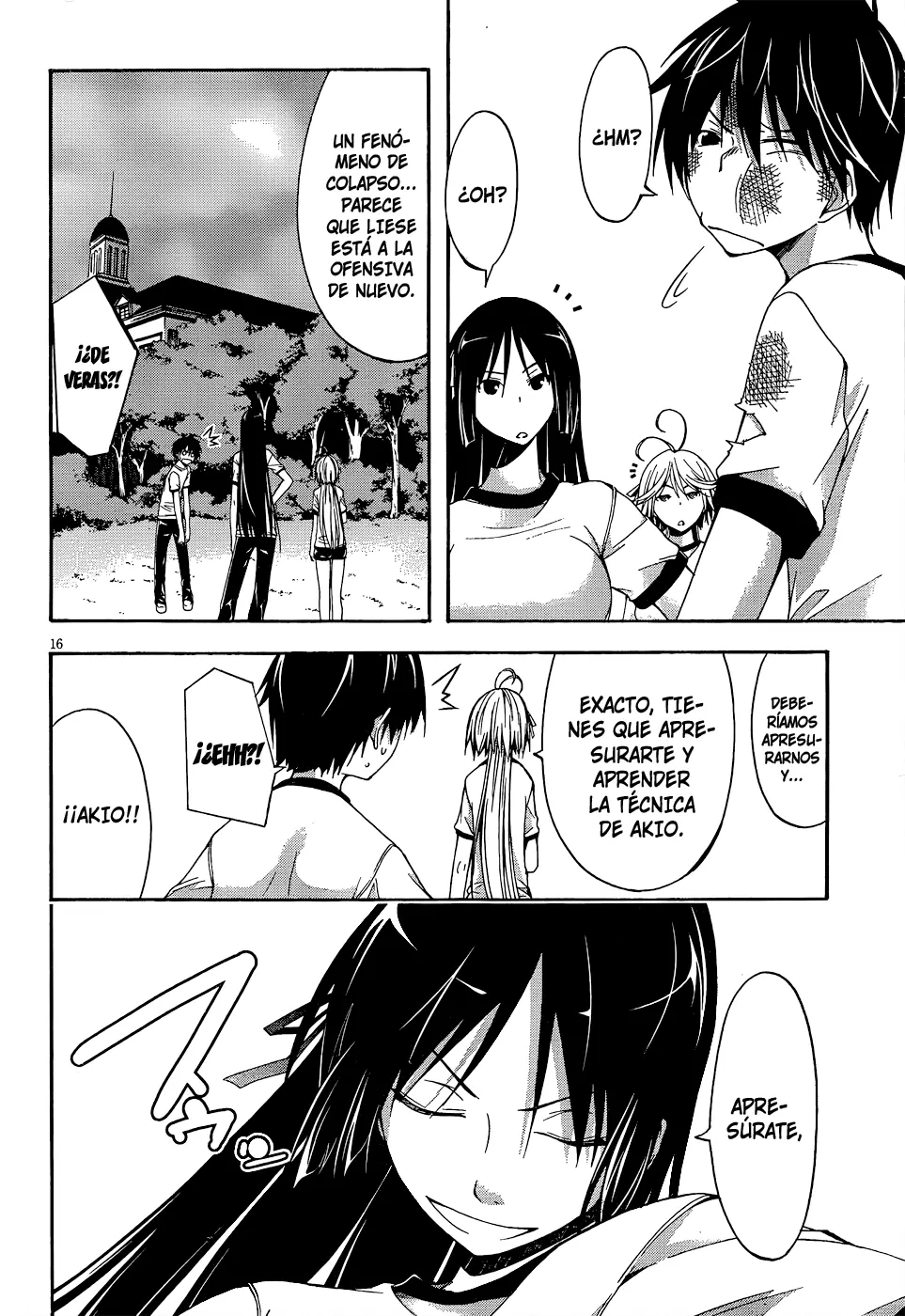 Trinity Seven capítulo 15, página 16