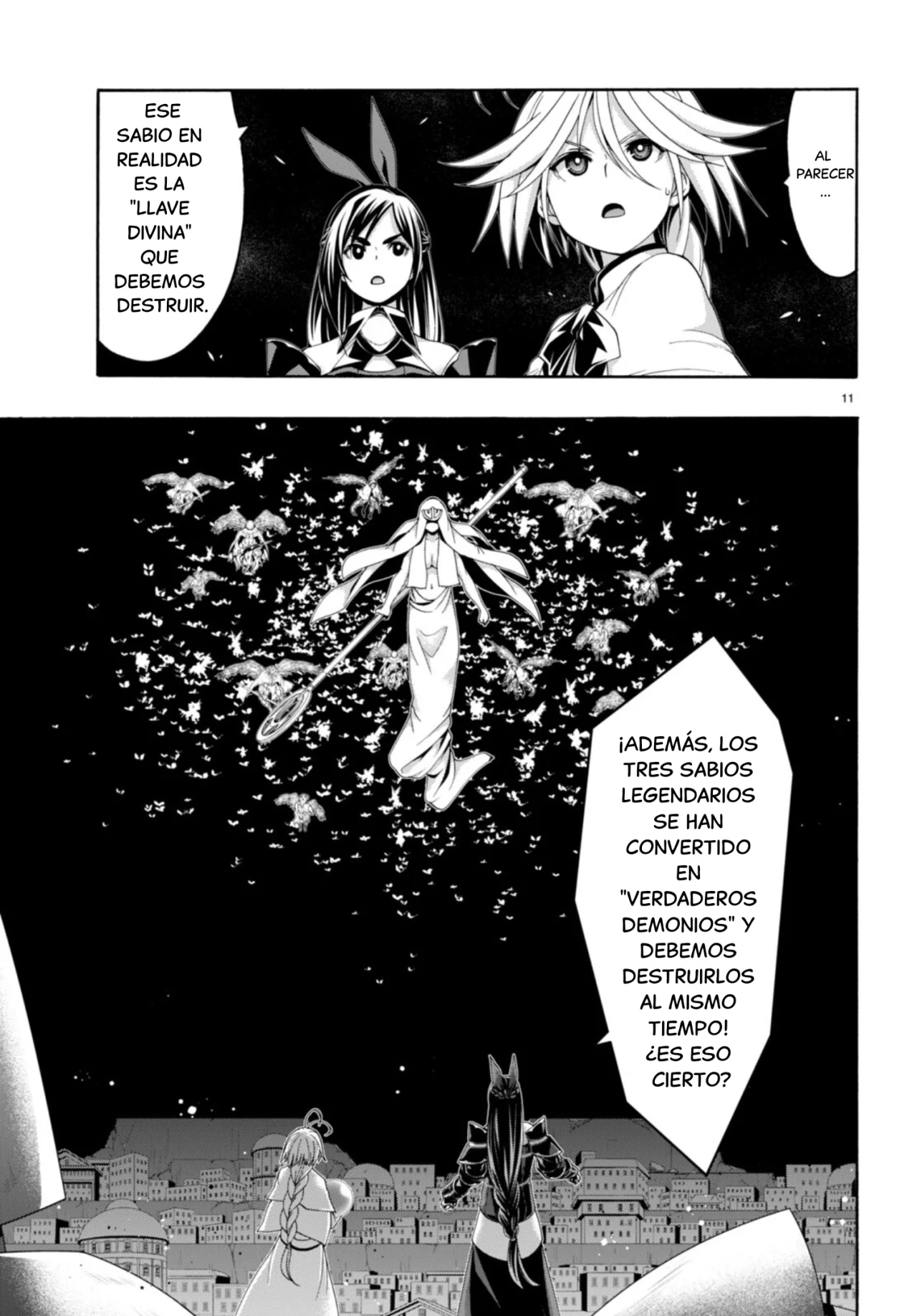 Trinity Seven capítulo 150, página 15