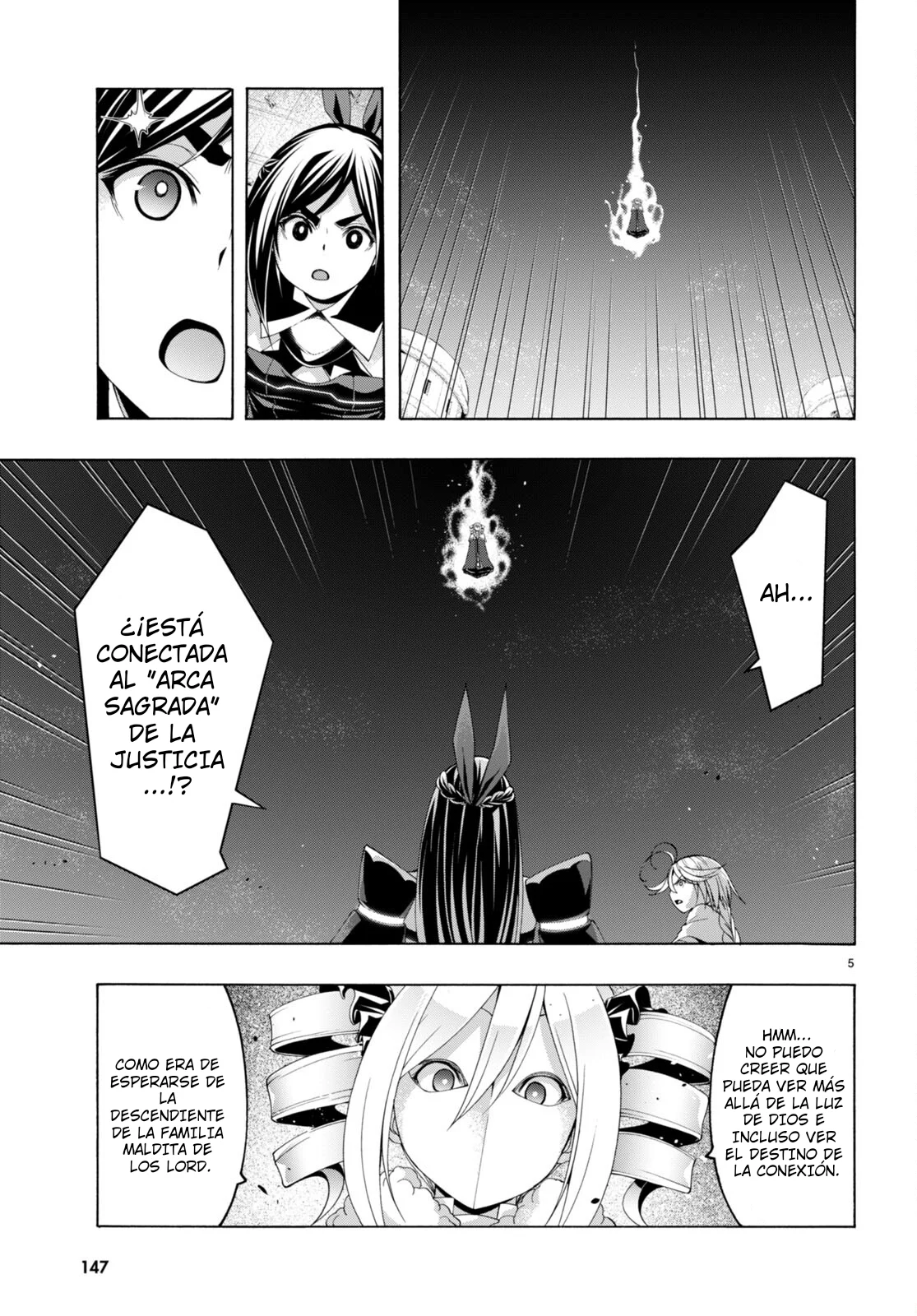 Trinity Seven capítulo 151, página 7