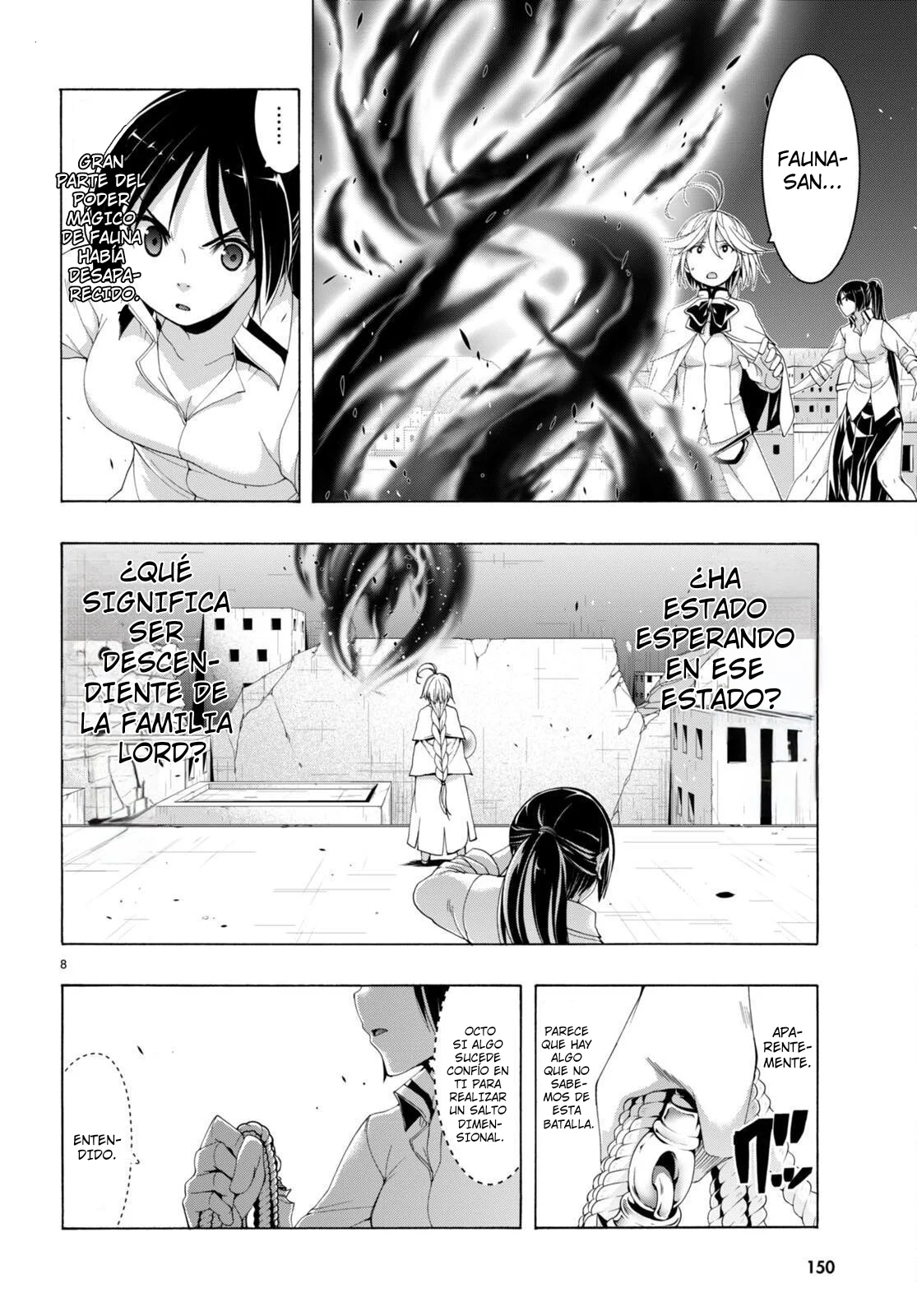 Trinity Seven capítulo 151, página 10