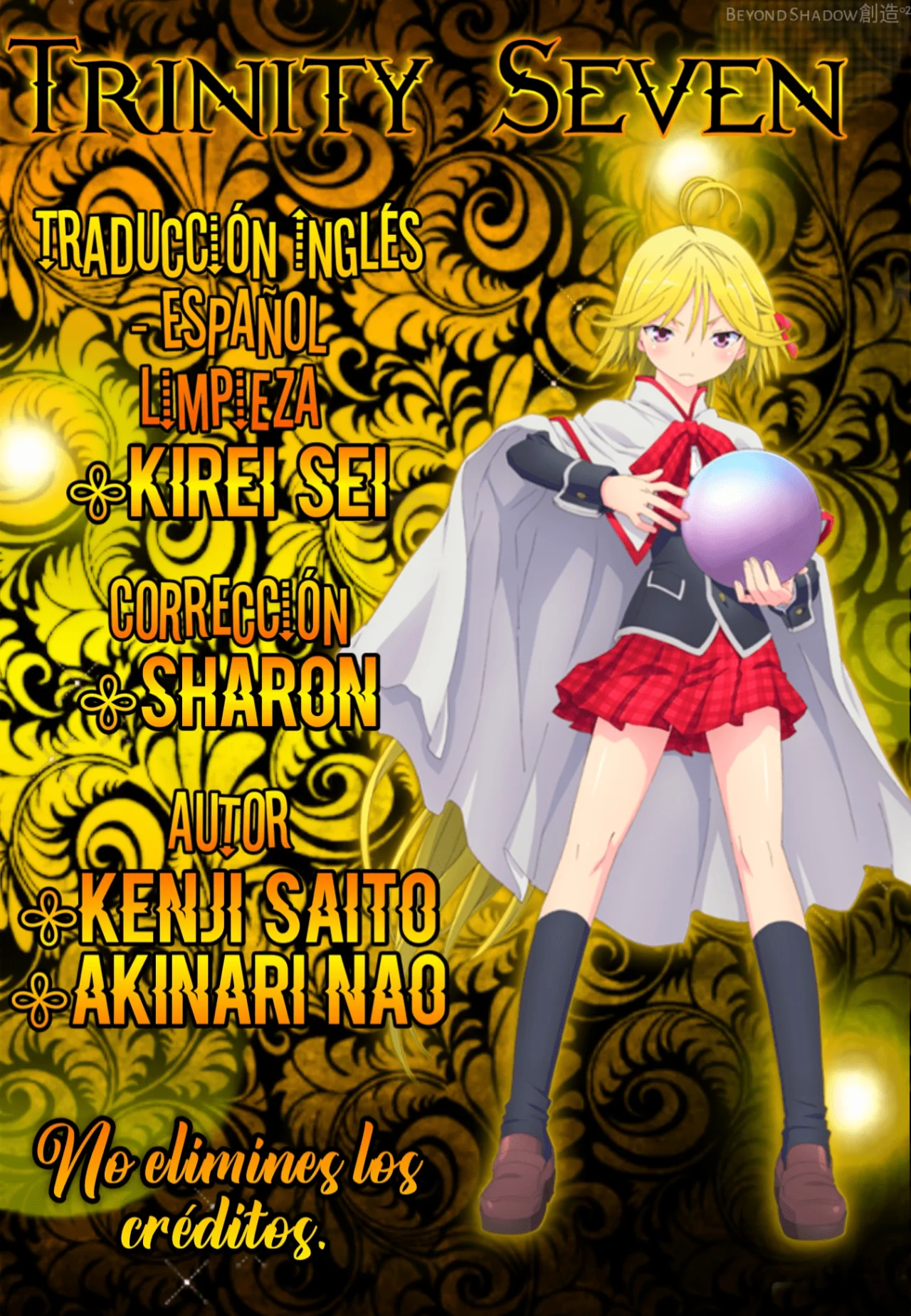 Trinity Seven capítulo 152, página 2