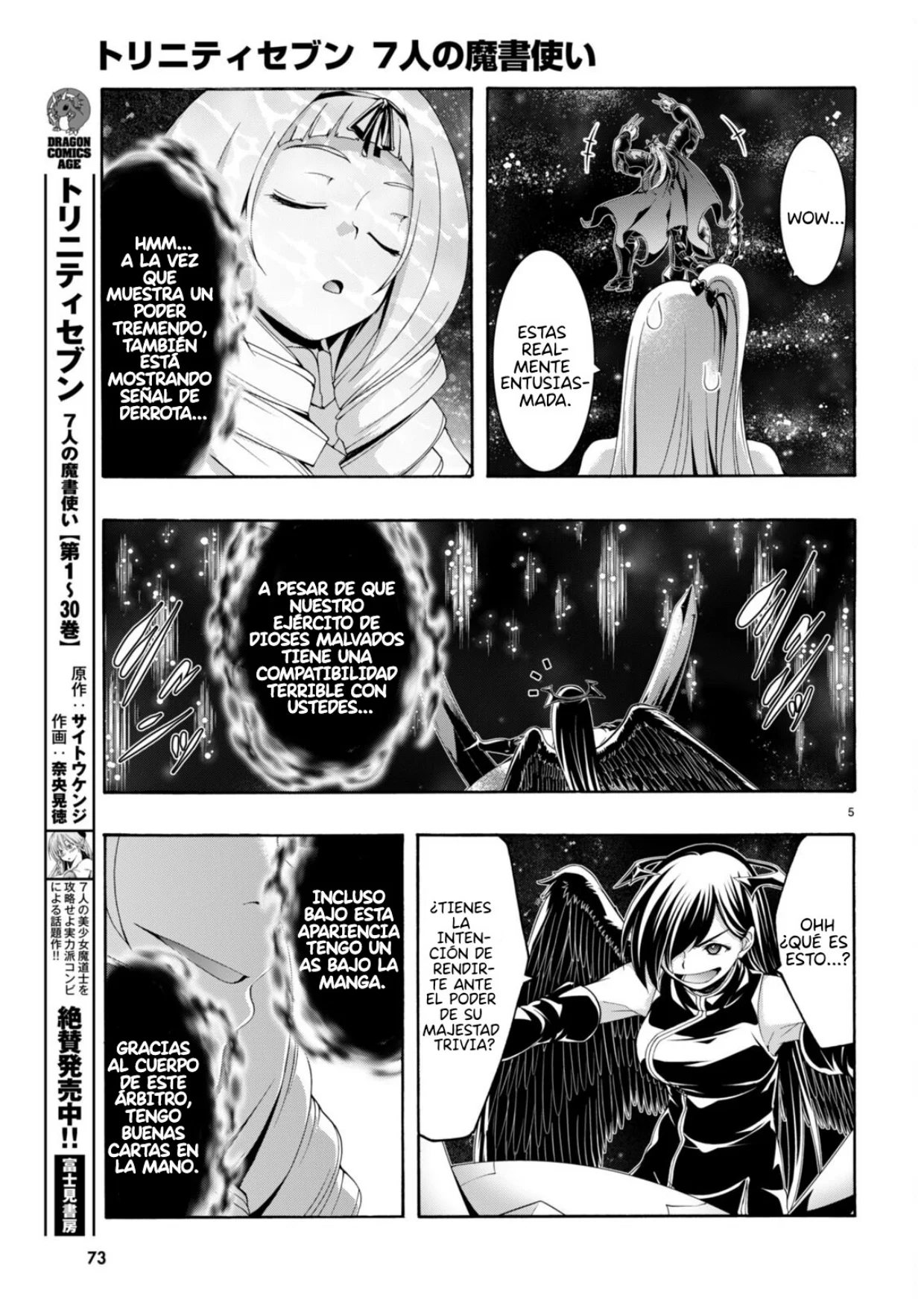 Trinity Seven capítulo 153, página 6