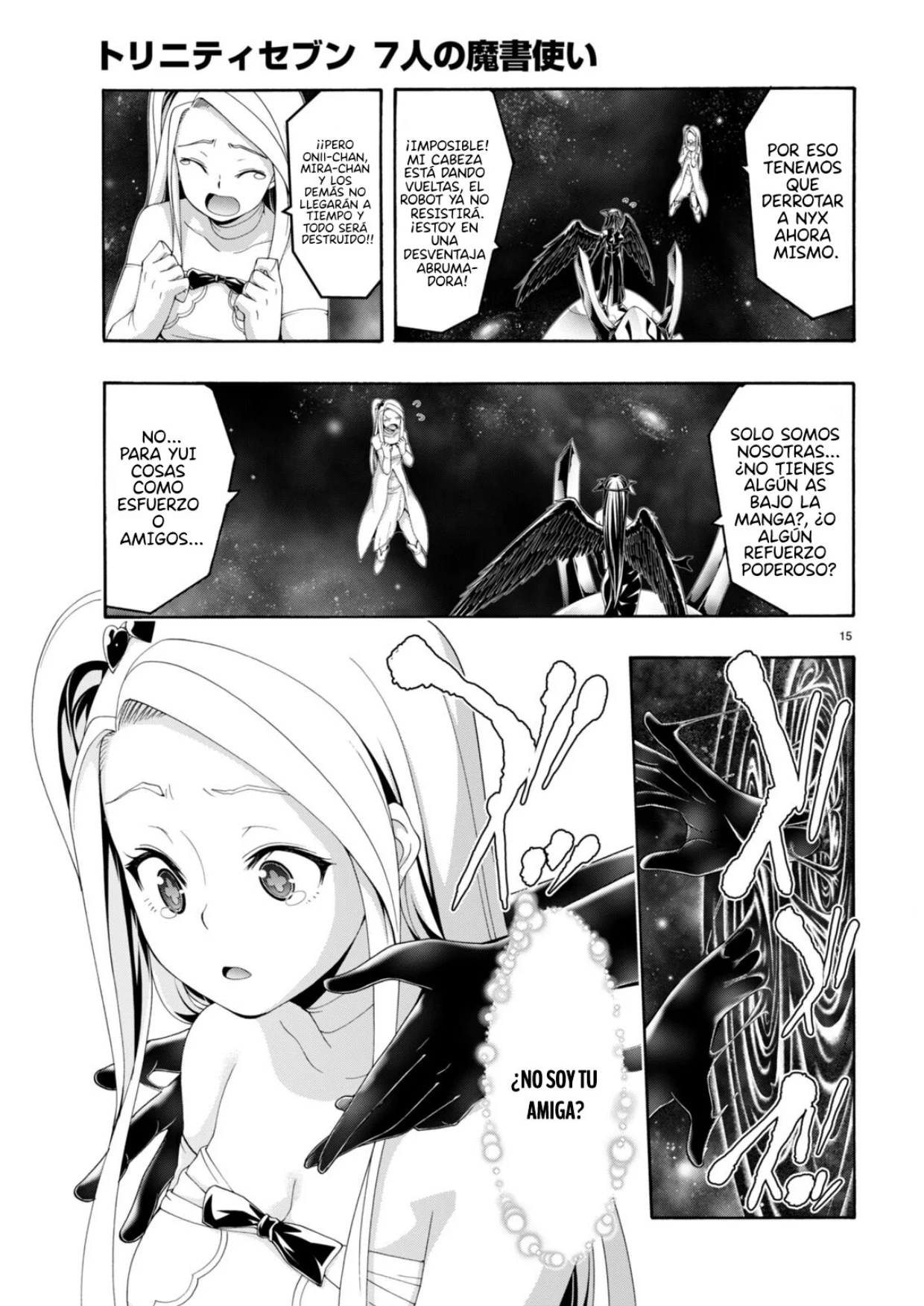 Trinity Seven capítulo 153, página 16