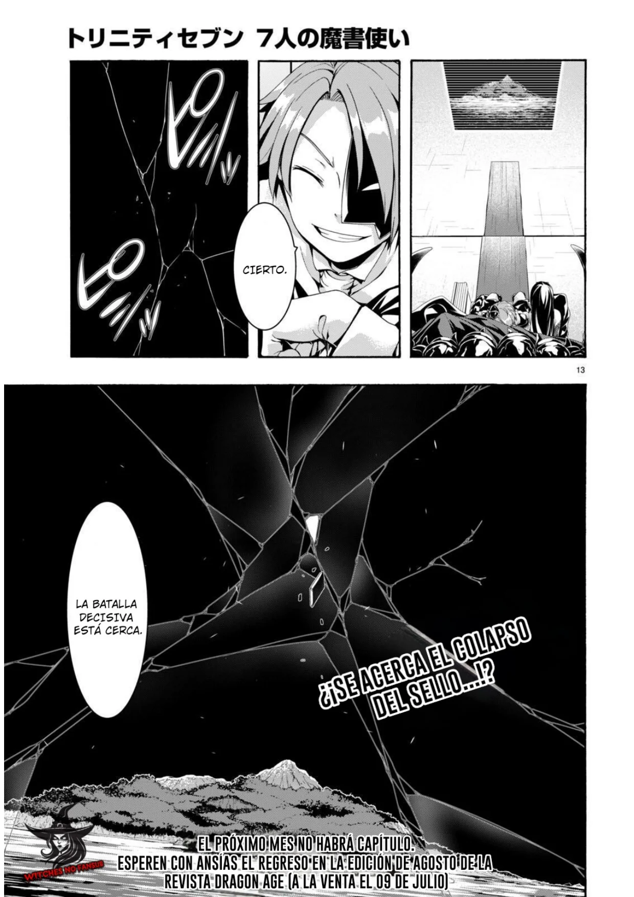Trinity Seven capítulo 155, página 15