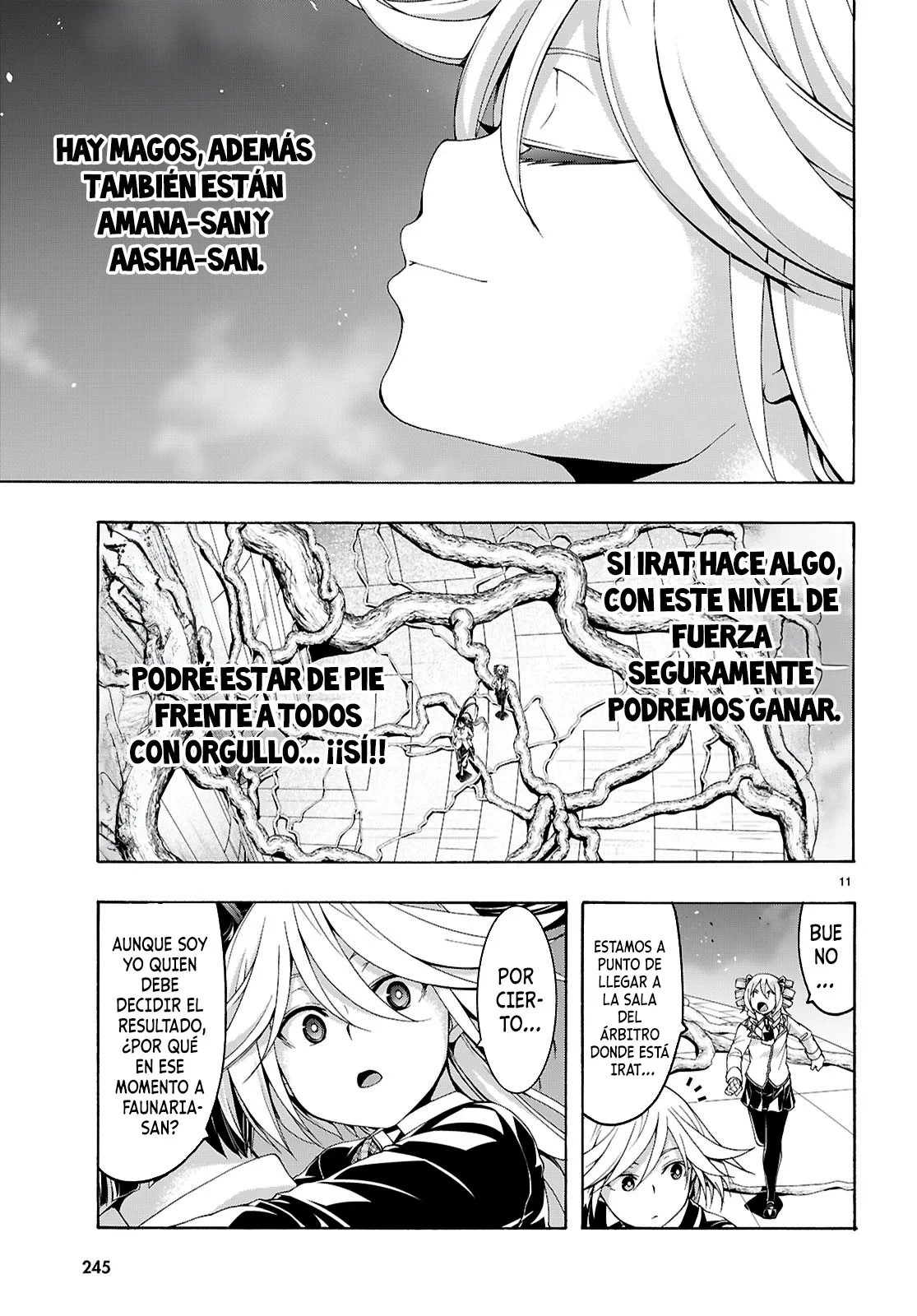 Trinity Seven capítulo 159, página 15