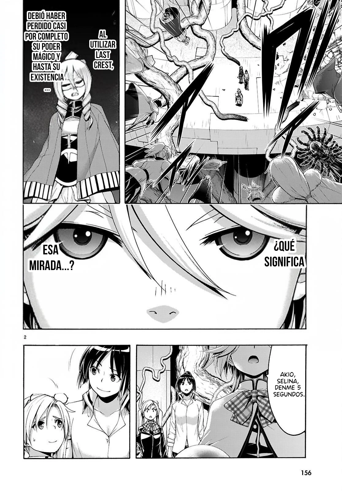 Trinity Seven capítulo 160, página 3