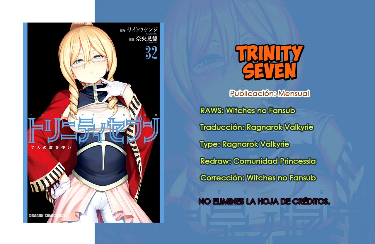 Trinity Seven capítulo 162, página 1