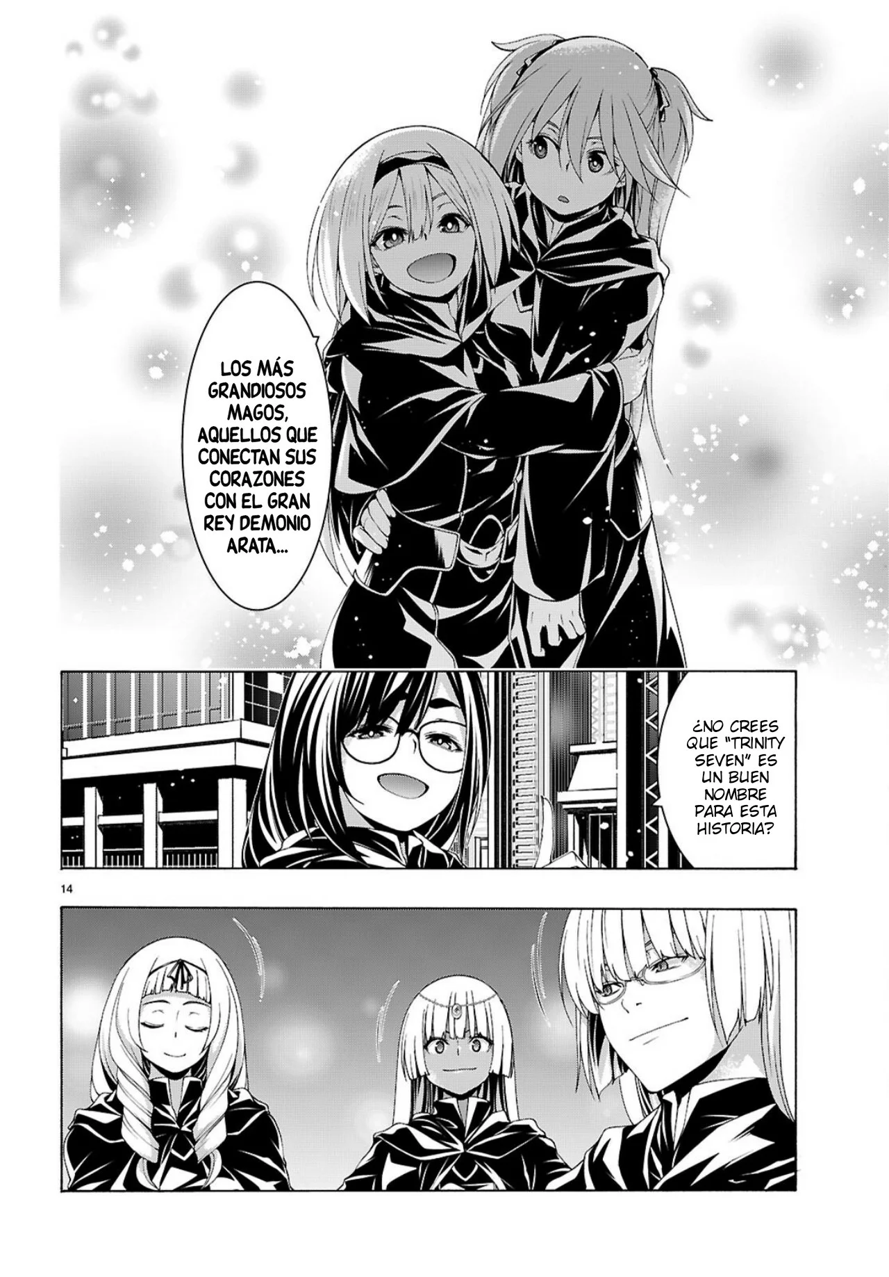Trinity Seven capítulo 163, página 17