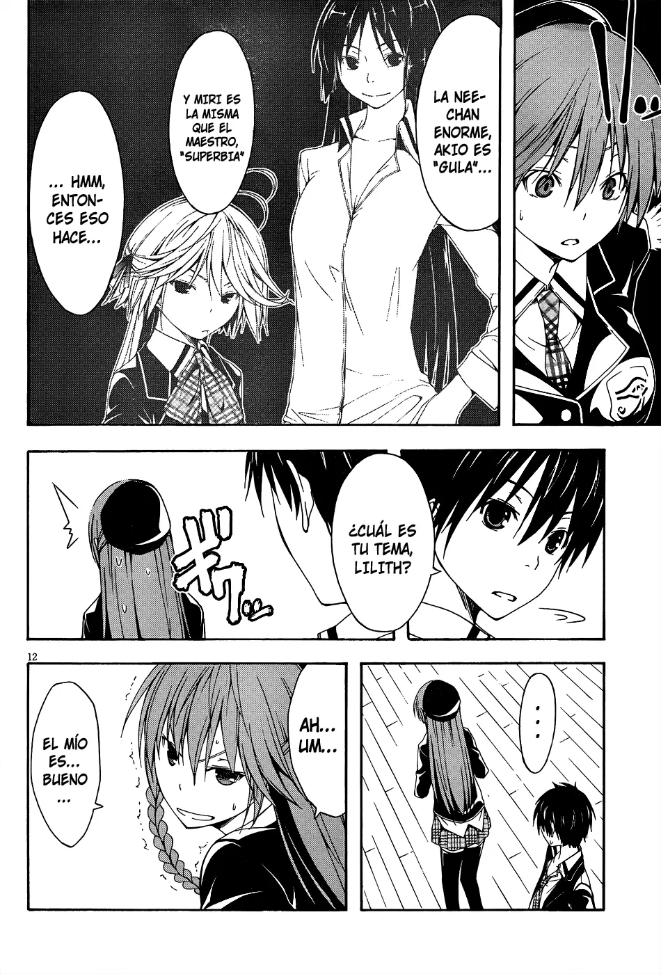 Trinity Seven capítulo 18, página 16