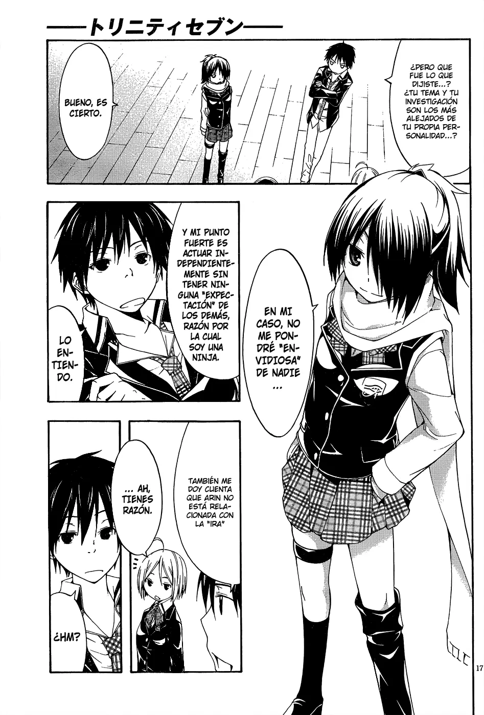 Trinity Seven capítulo 18, página 21
