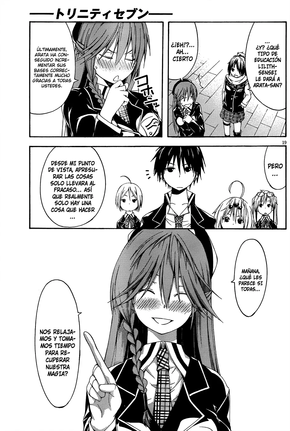 Trinity Seven capítulo 18, página 23