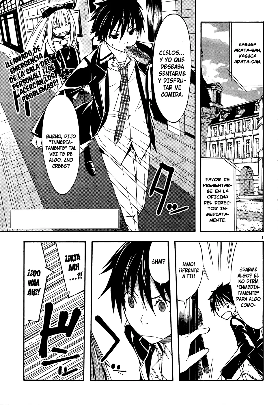 Trinity Seven capítulo 19, página 1