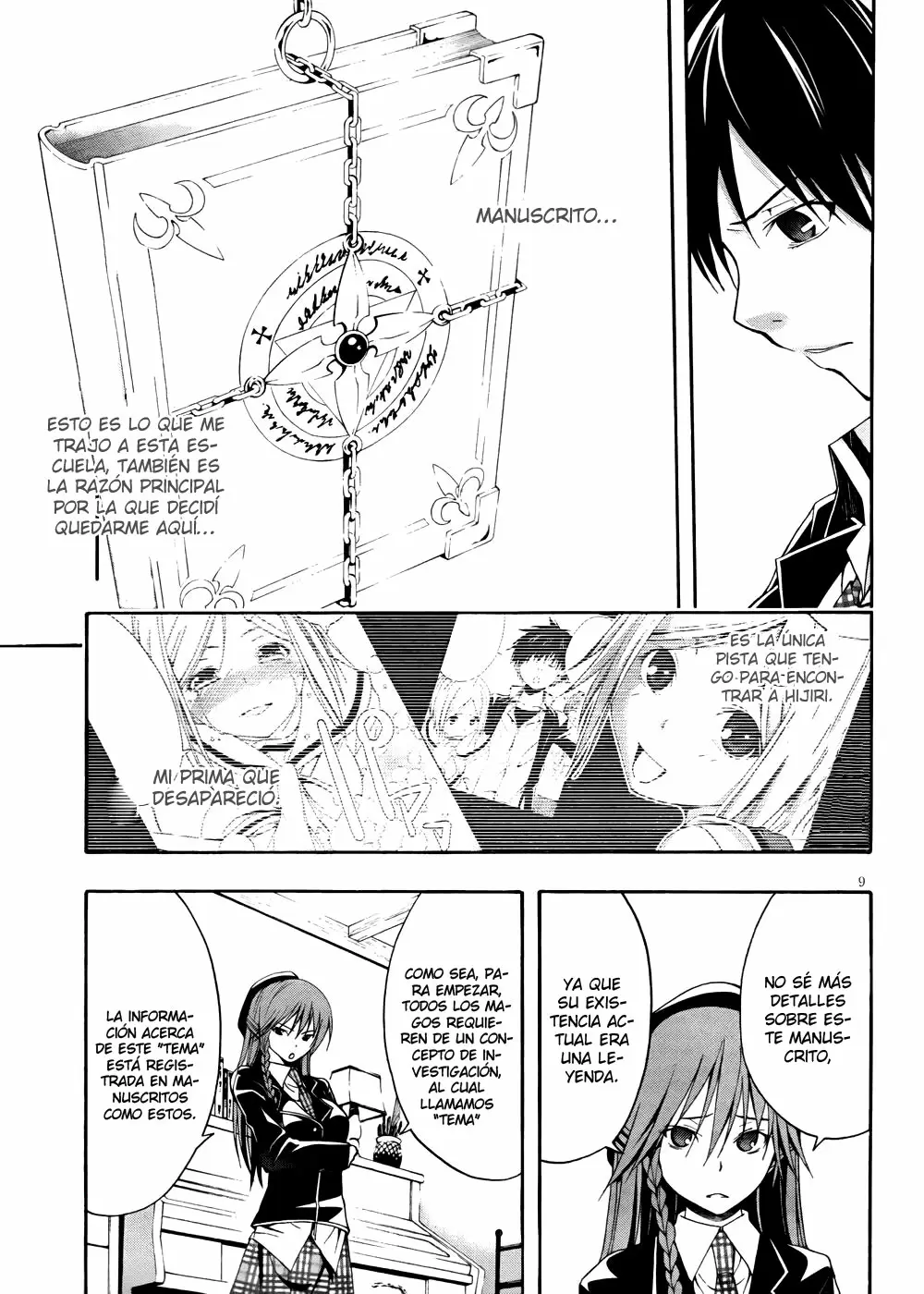 Trinity Seven capítulo 2, página 10