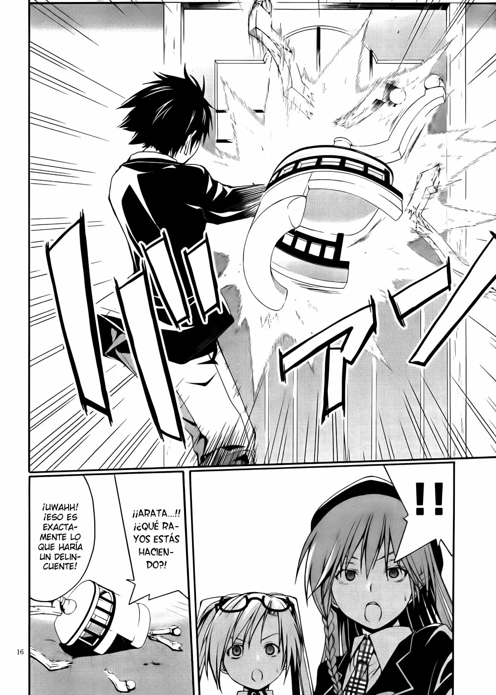 Trinity Seven capítulo 2, página 17