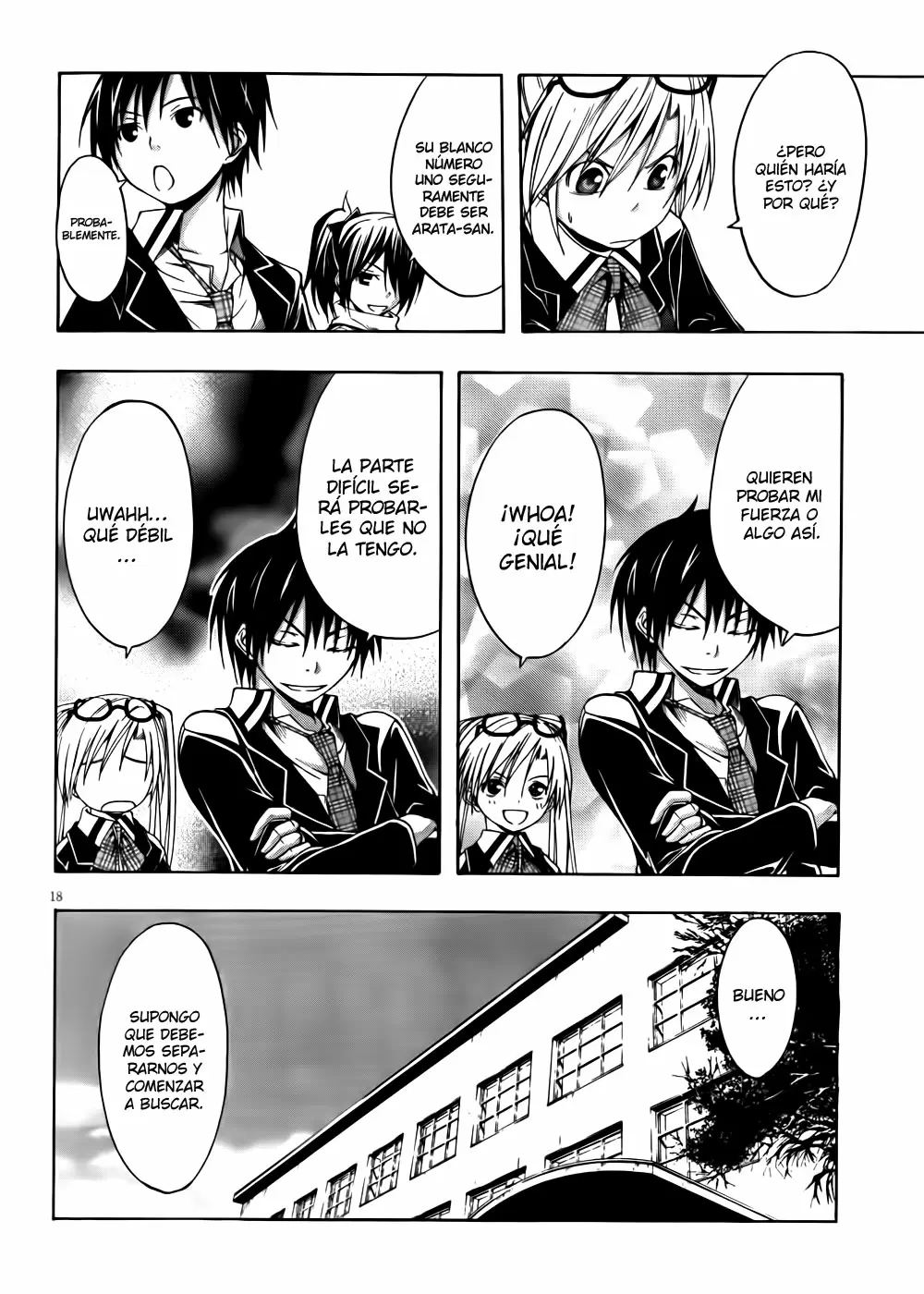 Trinity Seven capítulo 2, página 19