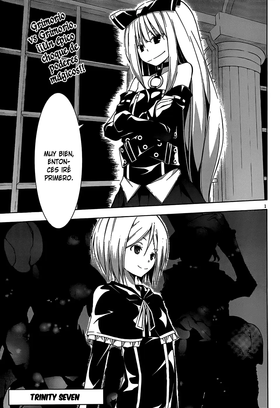 Trinity Seven capítulo 21, página 1