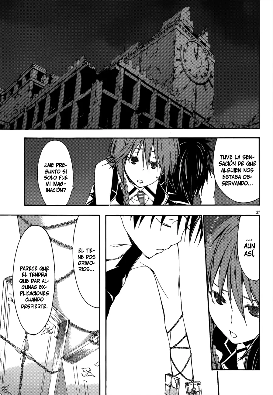Trinity Seven capítulo 23, página 37