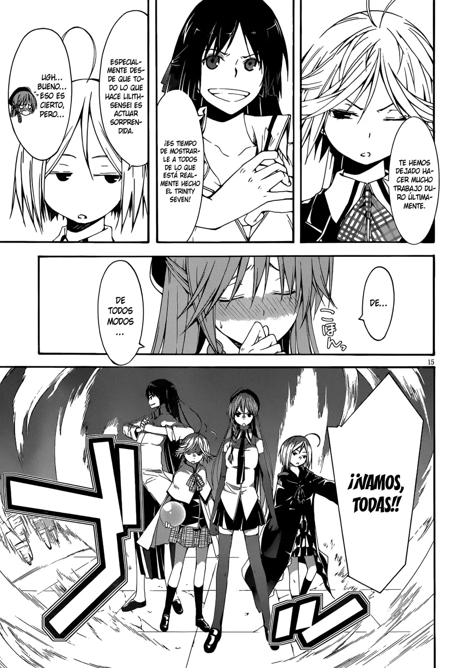 Trinity Seven capítulo 26, página 15
