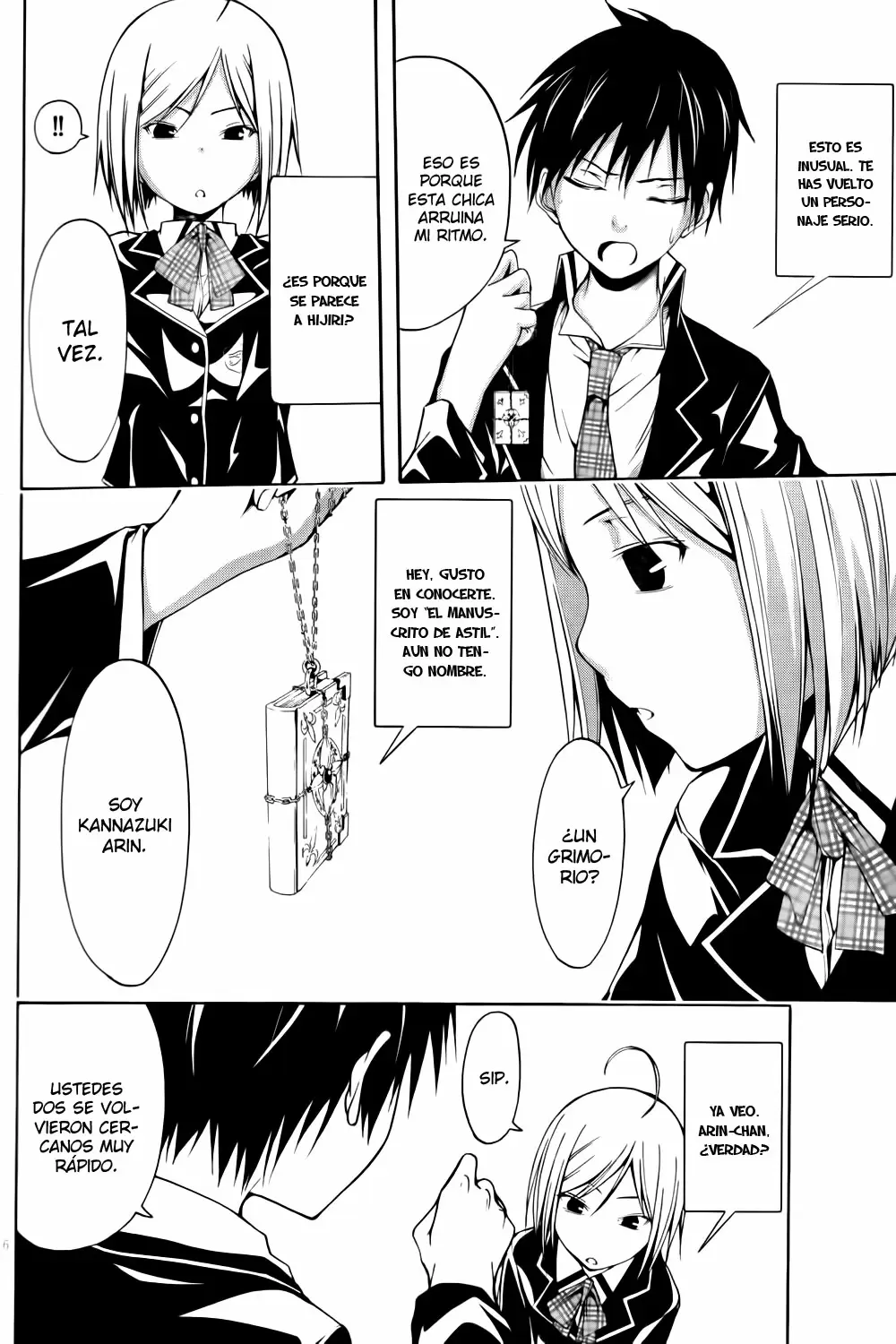 Trinity Seven capítulo 3, página 7