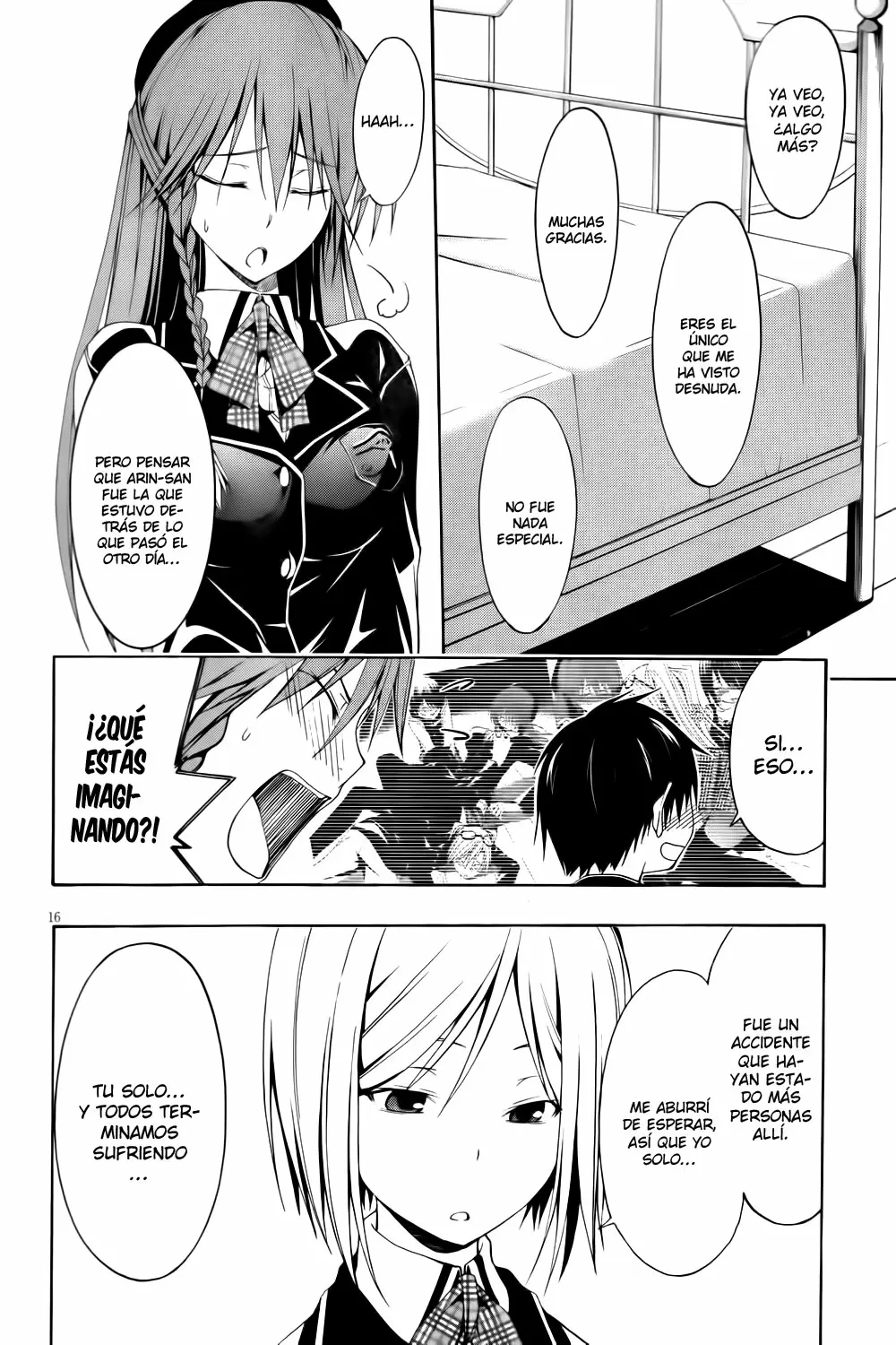 Trinity Seven capítulo 3, página 17