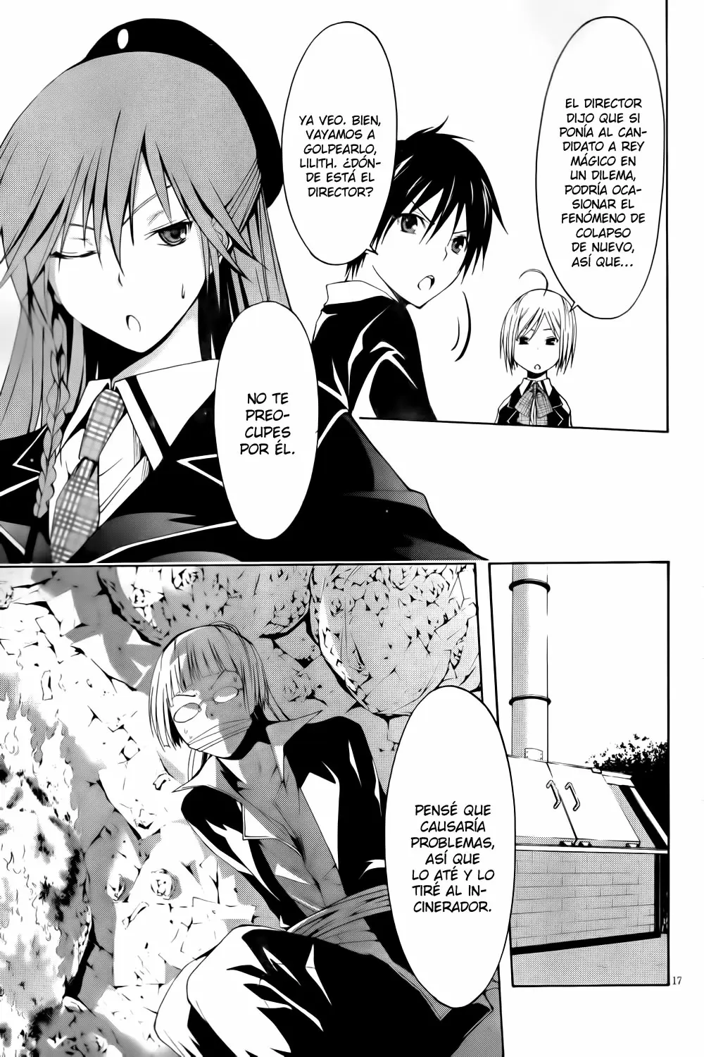 Trinity Seven capítulo 3, página 18
