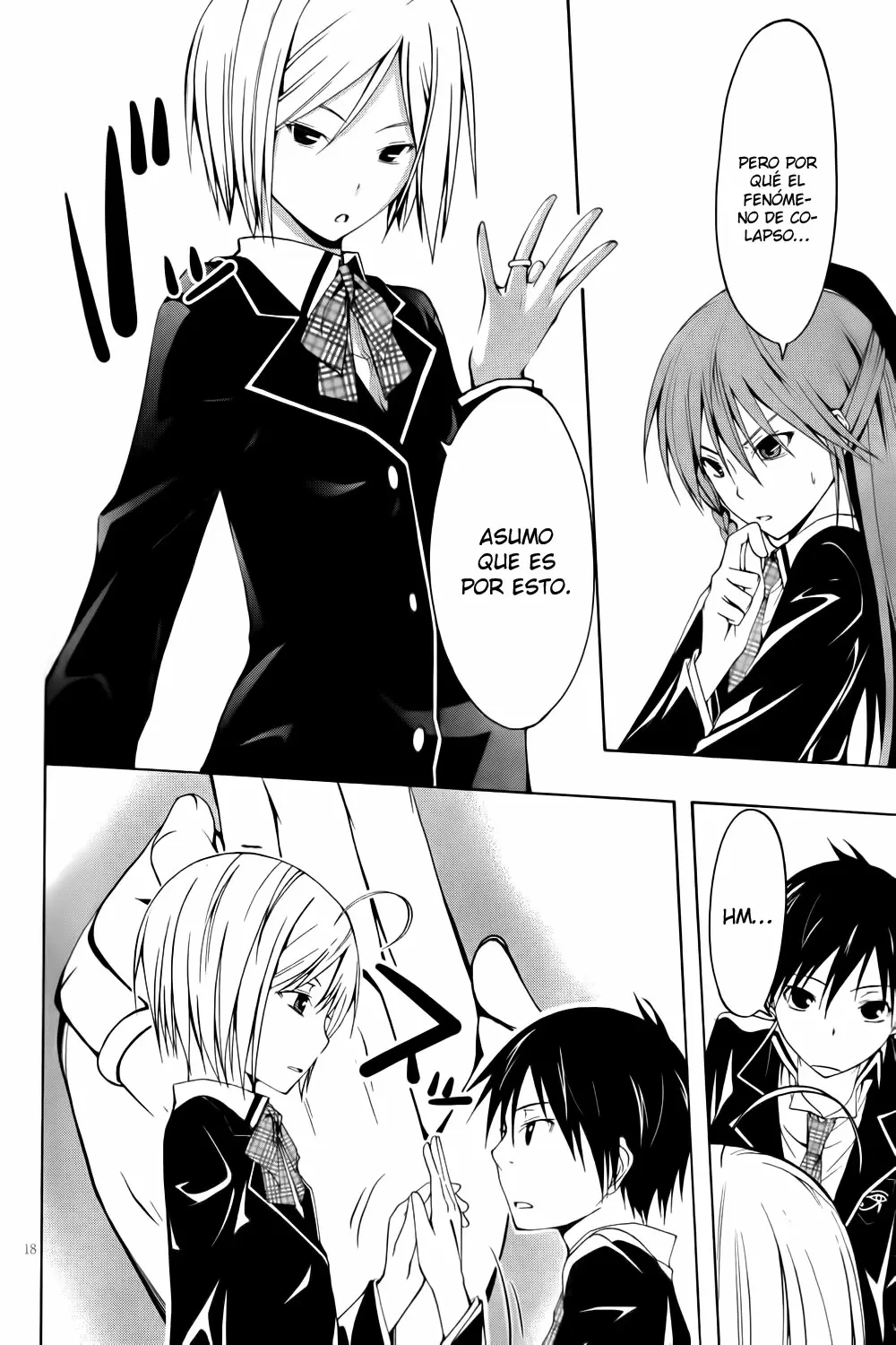 Trinity Seven capítulo 3, página 19