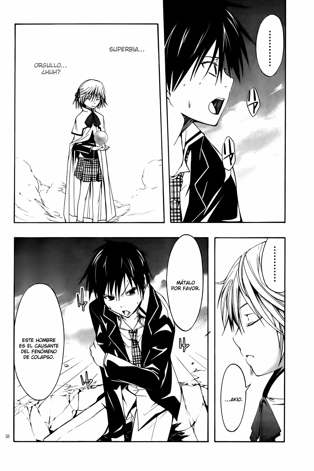 Trinity Seven capítulo 3, página 38