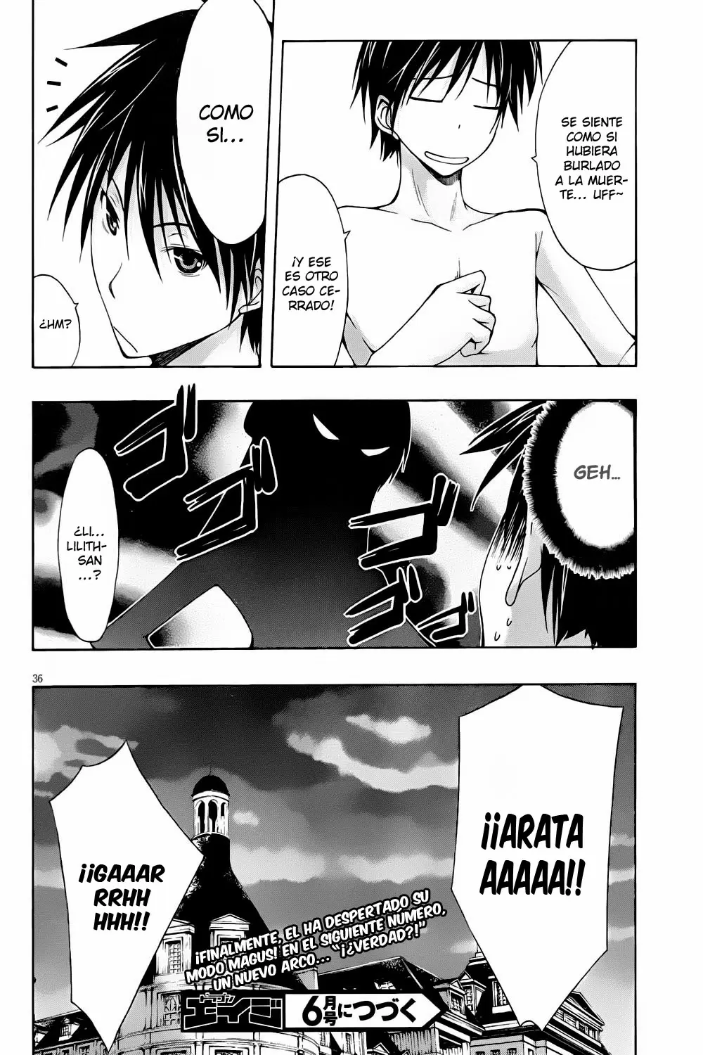 Trinity Seven capítulo 4, página 37