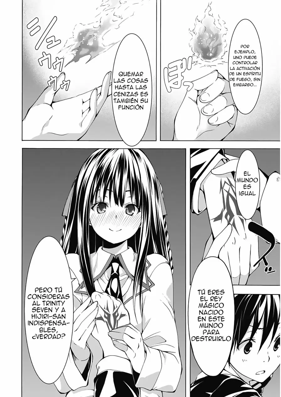 Trinity Seven capítulo 45, página 12