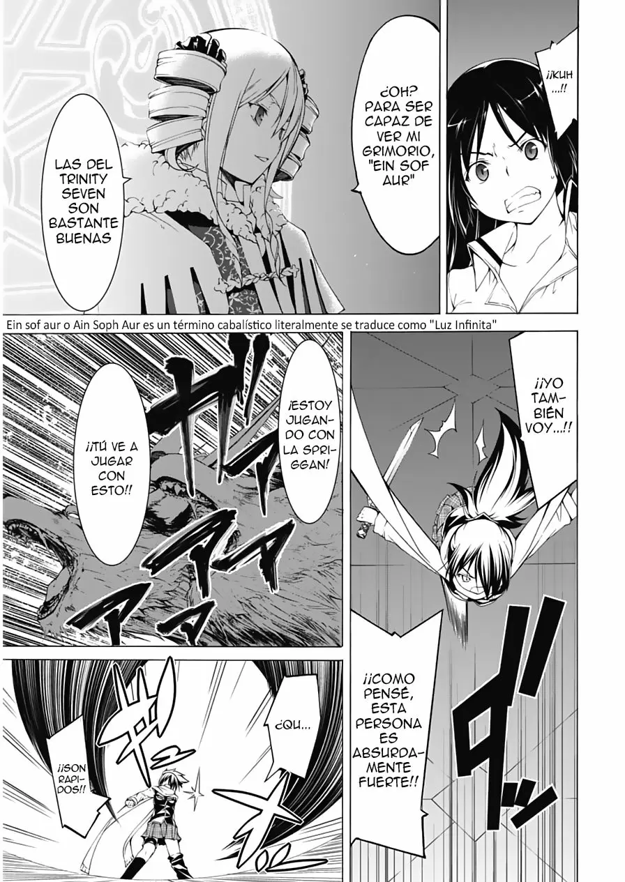 Trinity Seven capítulo 45, página 28