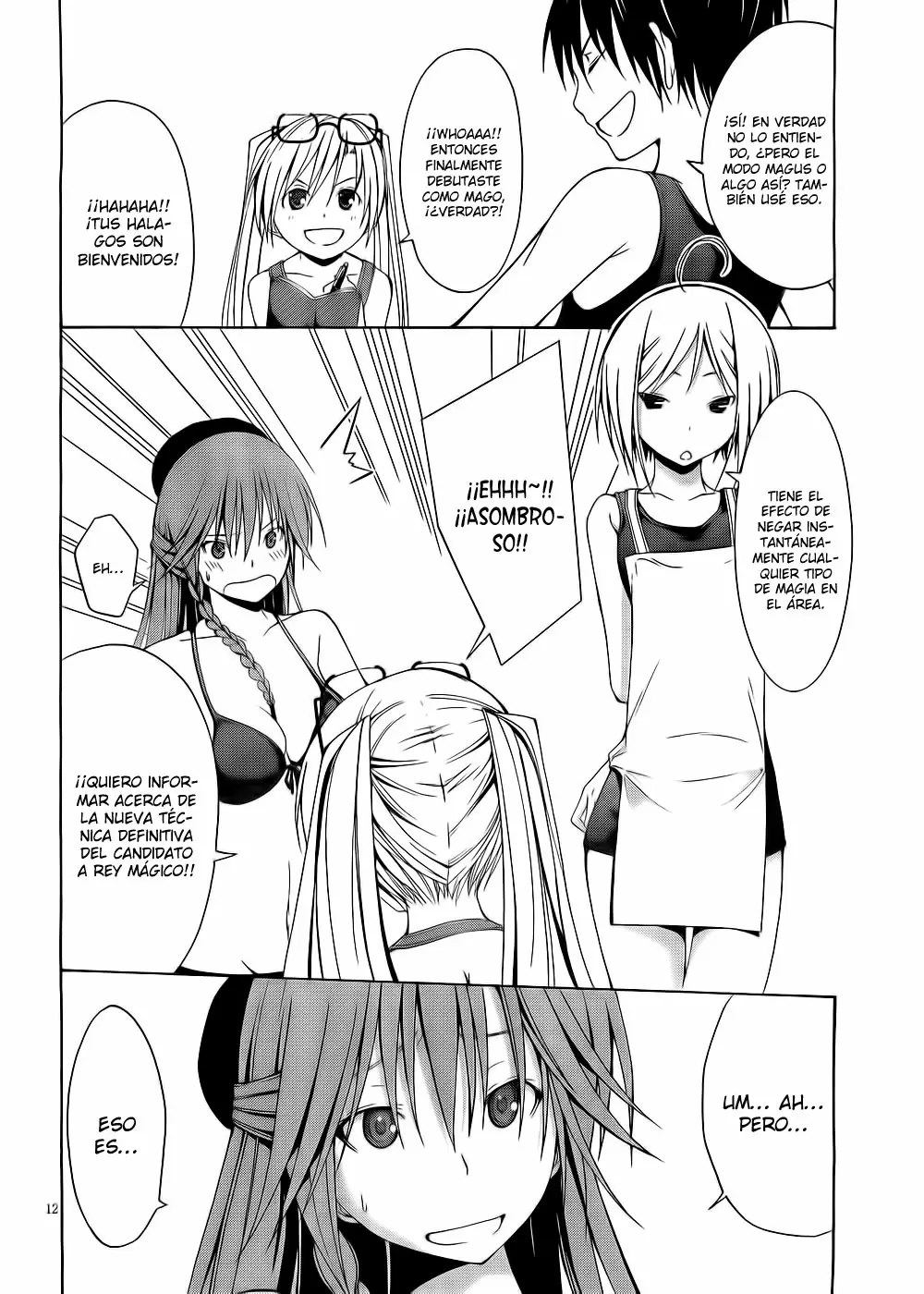 Trinity Seven capítulo 5, página 12